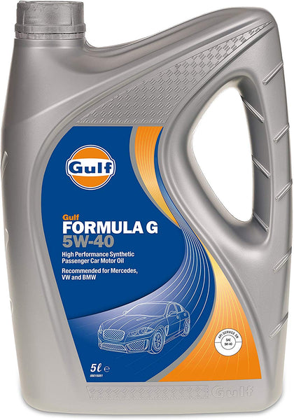 Gulf Formula G 5W-40 Fully Synthetic Oil 5L