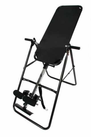 Inversion table Helps reduce back stress by relieving pressure on vertebrae discs and ligament Reduces fatigue, stress, and relax your body Stimulates circulation of blood to relieve stiff muscles Helps reduce the effect of aging due to gravity Increases body flexibility to improve athletic performance Easy to store under a bed