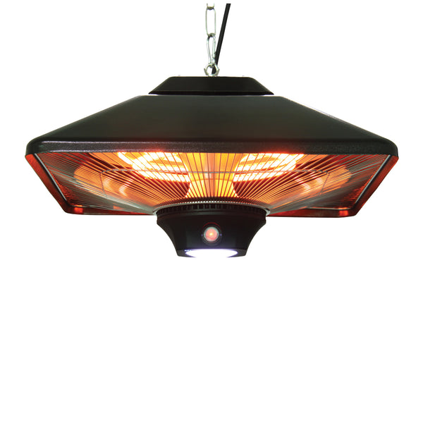 Ener-G+ Patio Heaters HEA-21288LED-BLK for Gazebo / Porch / Screen Room